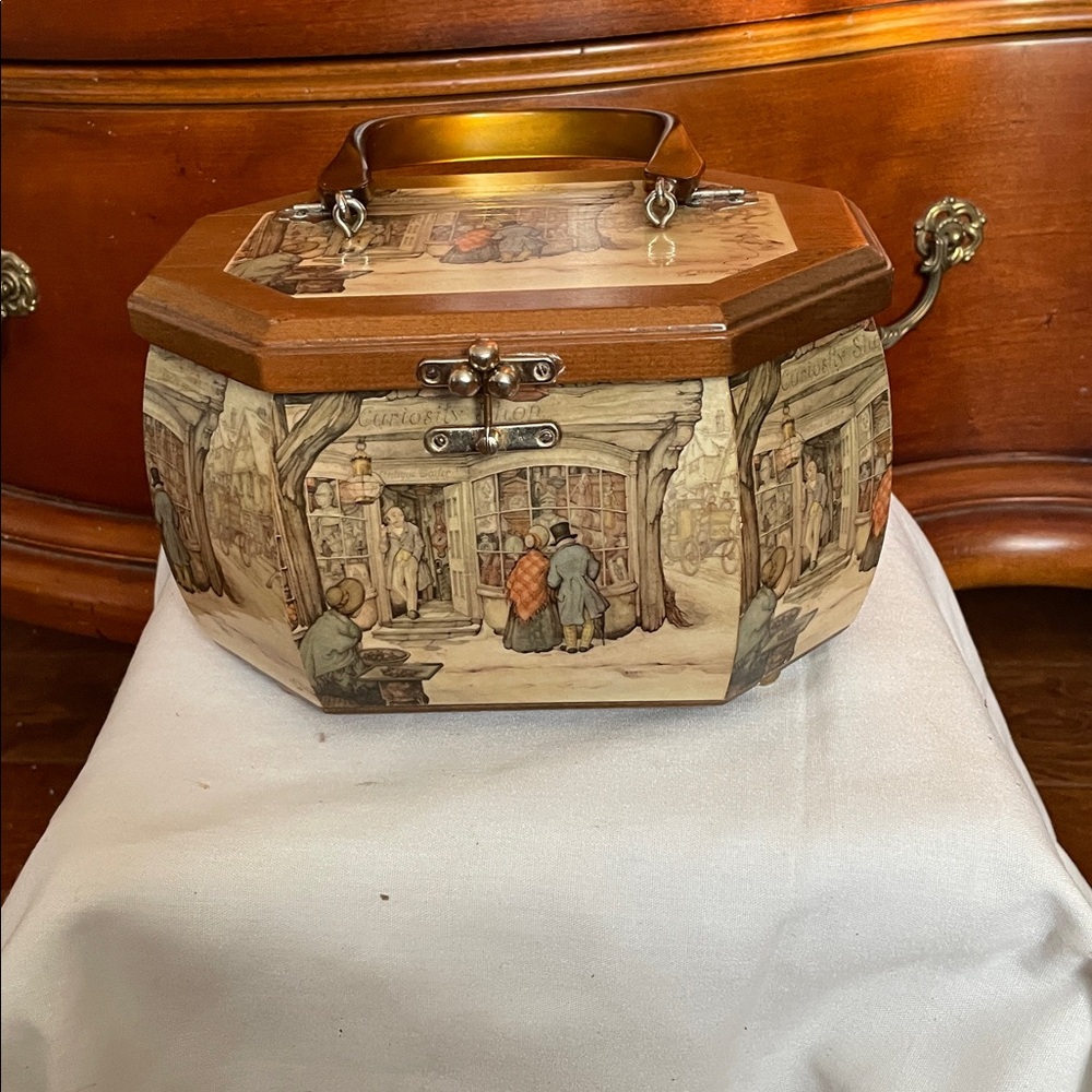 Retro Anton Peck Decoupage Purse